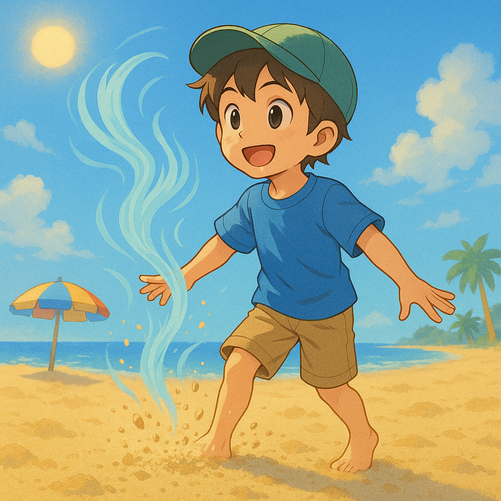 未来の砂浜