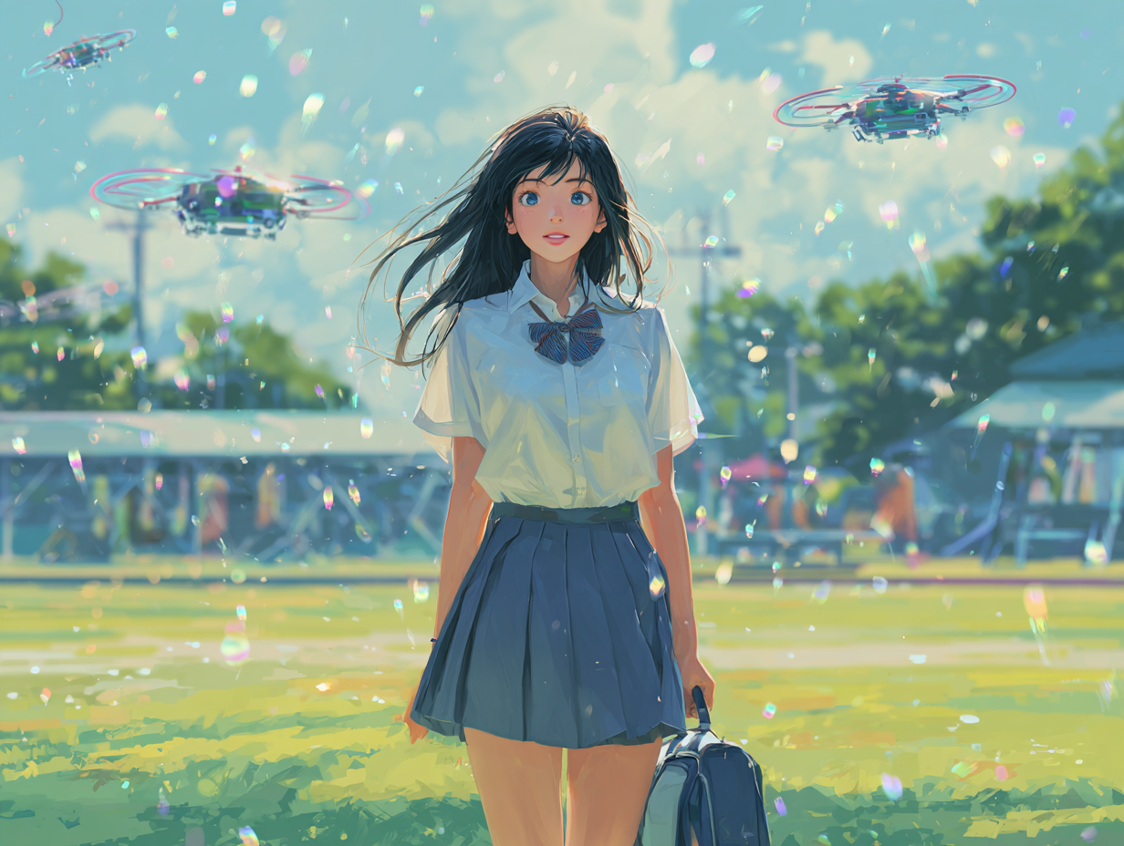 真夏の涼風