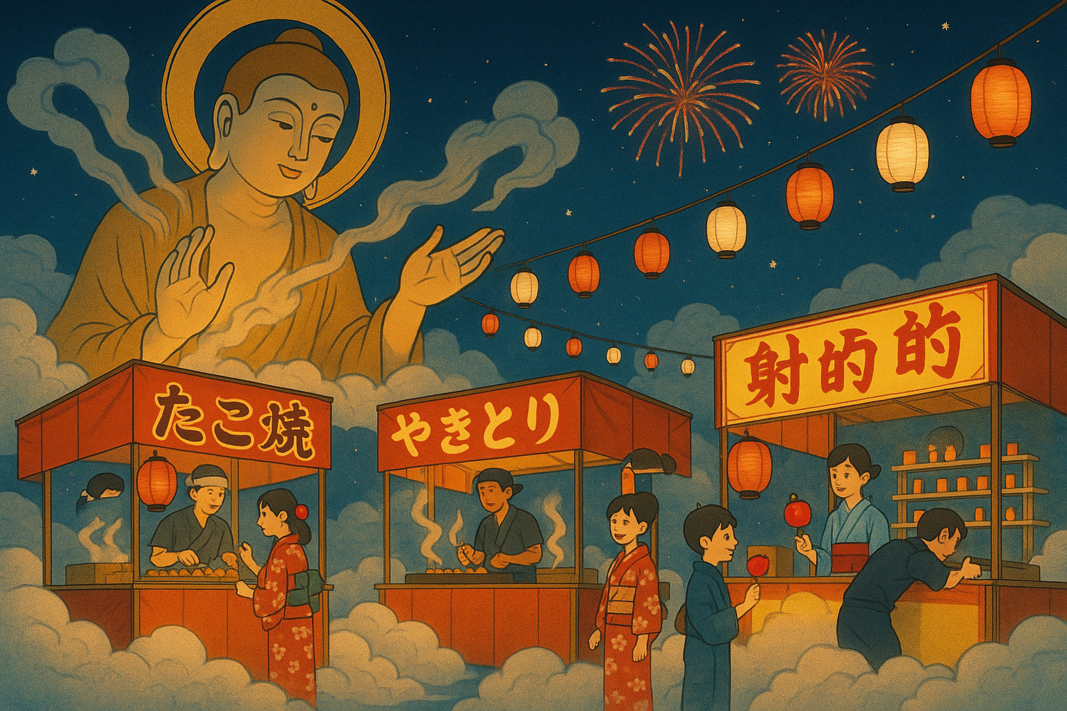 浄土の夏祭り 儚い夏の夢
